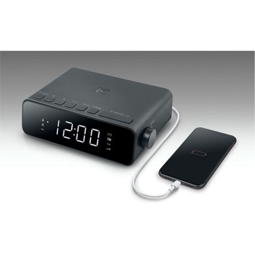 Radio-réveil Double Alarme Noir M175wi