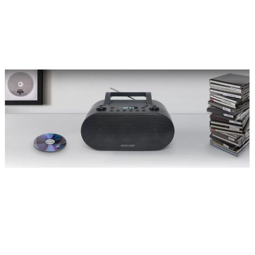Lecteur Radio Cd Et Mp3 Portable M 35 Bluetooth Noir