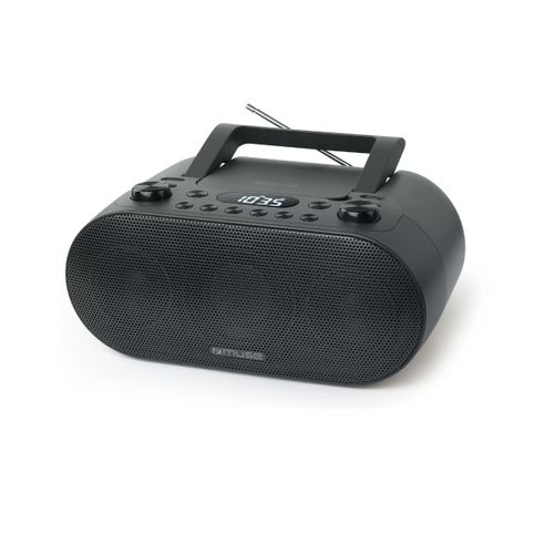 Lecteur Radio Cd Et Mp3 Portable M 35 Bluetooth Noir