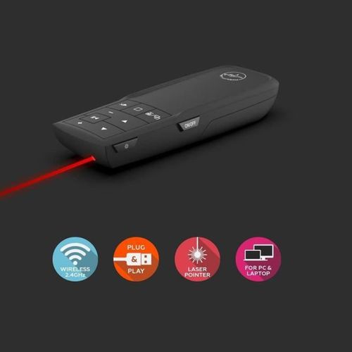 Télécommande De Présentation Sans Fil 2,4 Ghz - Pointeur Laser Rouge, Ergonomique