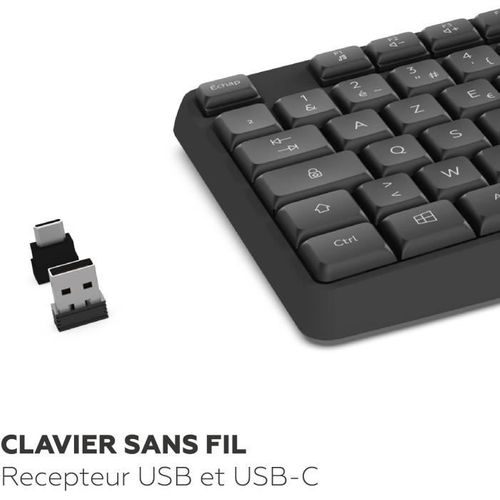 Clavier Sans Fil - Mobility Lab - Deluxe - Azerty - Noir