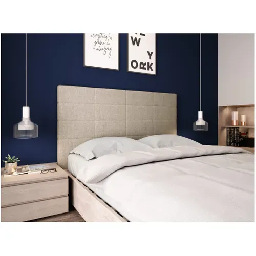 Tête De Lit En Tissu Willy -  Beige, Largeur - 160 Cm