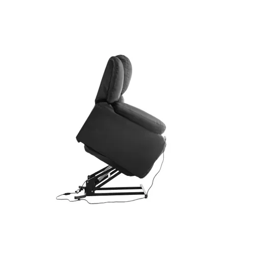Relaxxo - Fauteuil De Relaxation Releveur électrique 1 Place En Simili Leo - Noir