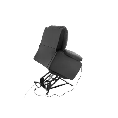 Relaxxo - Fauteuil De Relaxation Releveur électrique 1 Place En Simili Leo - Noir