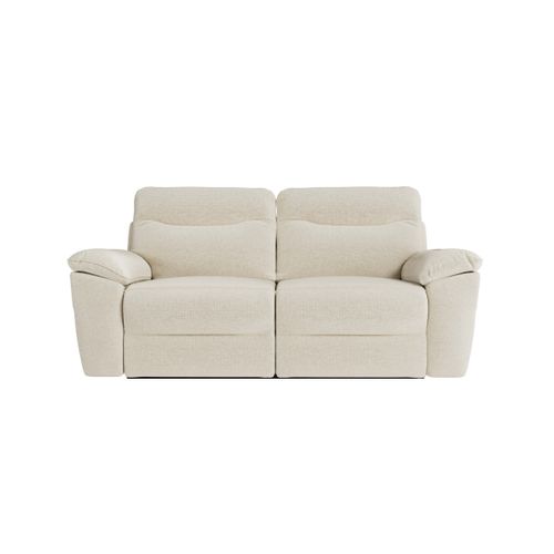 Pack - Canapé De Relaxation Ross électrique 2 Et 3 Places En Tissu Antitache - Beige