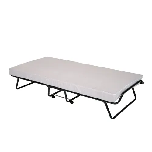 Lit D'appoint Pliant Avec Matelas 10 Cm Soutien Ferme 90x190 - 1 Personne - Accueil Dynamique