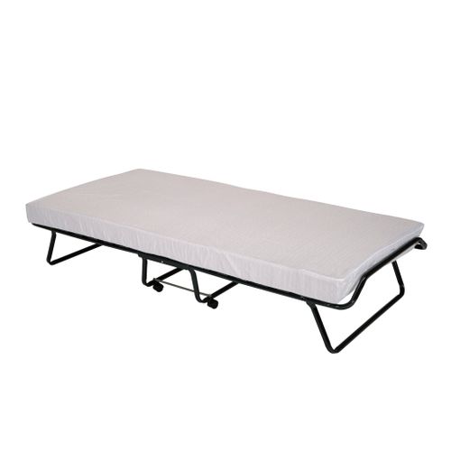 Lit D'appoint Pliant Avec Matelas 10 Cm Soutien Ferme 90x190 - 1 Personne - Accueil Dynamique