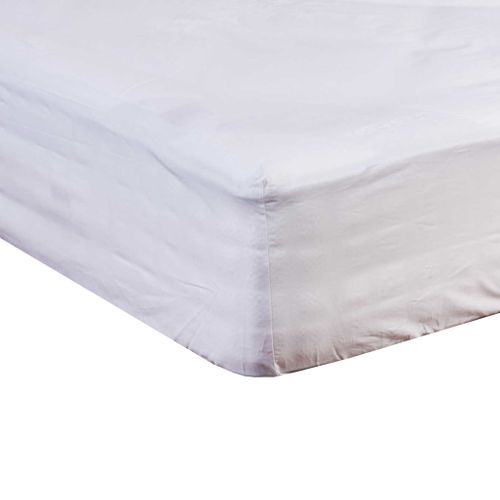 Protège Matelas Coton Molleton Bonnet 40 Blanc 160x200