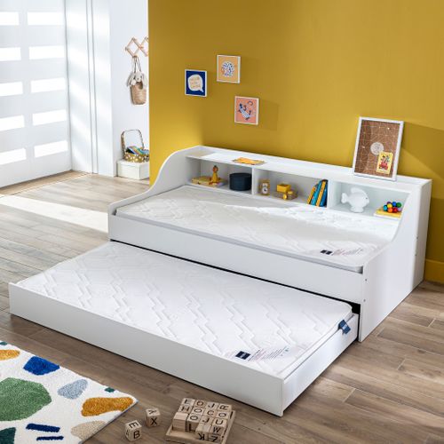 Matelas Pour Lit Tiroir Nano 11 Cm Soutien Ferme 90x180 - 1 Personne - Accueil Confortable