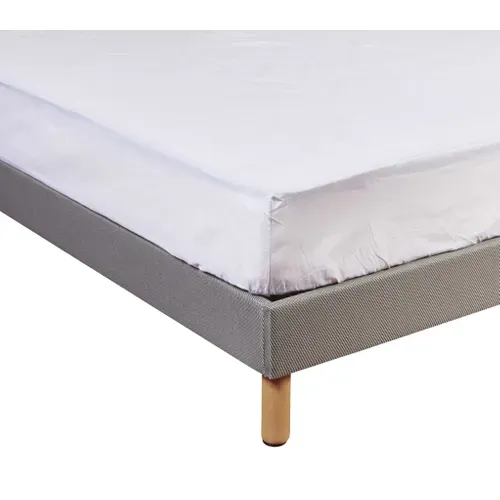 Drap Housse Coton Bonnet 30 Made In France Blanc 160x190
