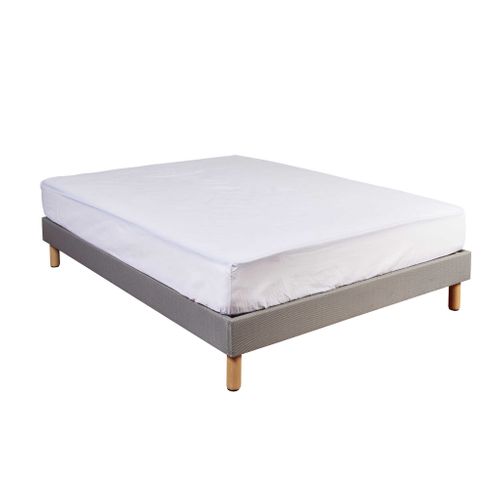 Drap Housse Coton Bonnet 30 Made In France Blanc 160x190