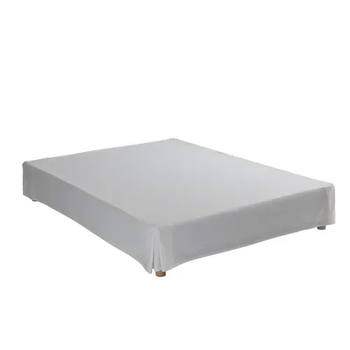 Cache-sommier Intégral Ecru 160x200