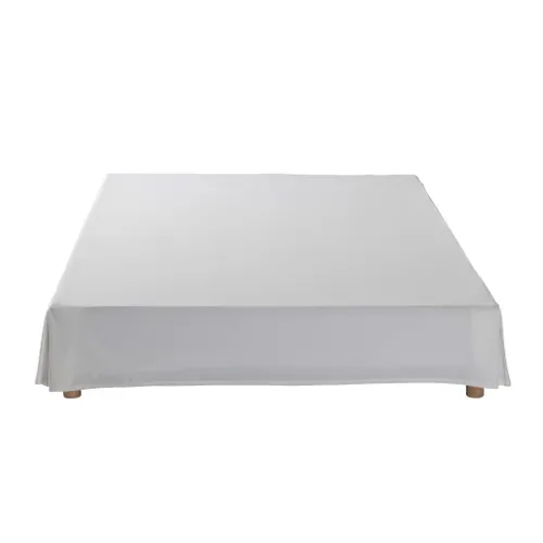 Cache-sommier Intégral Ecru 160x200