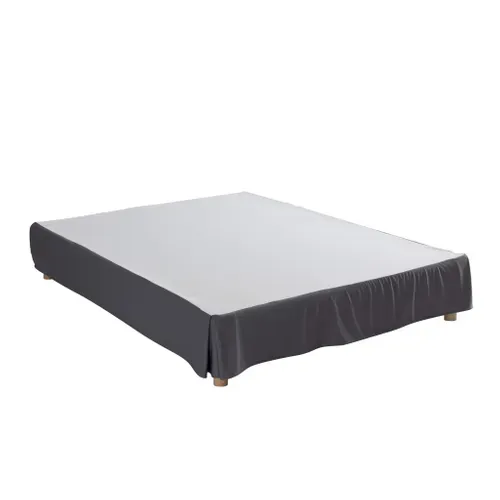 Cache-sommier Intégral Gris 140x190