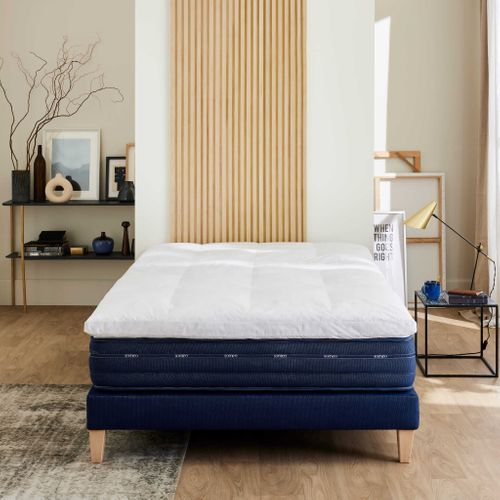 Surmatelas Duvet Et Plumes De Canard Rêve Soutien Mi-ferme 140x200 - 2 Personnes - Accueil Très Moel