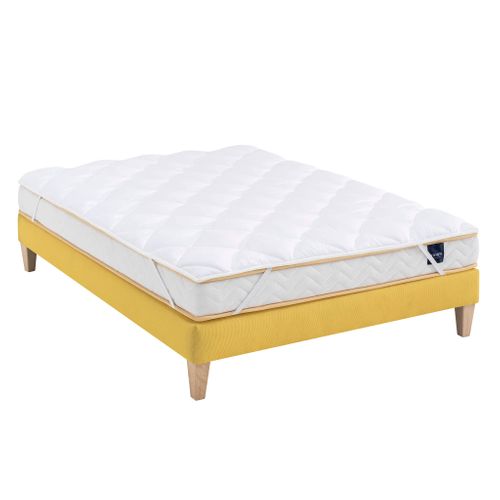 Surmatelas Moelleux Et Respirant Aurore Soutien Ferme 140x200 - 2 Personnes - Accueil Confortable