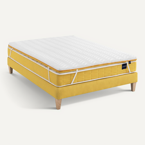 Surmatelas Mousse Ferme Aurore Soutien Ferme 130x190 - 2 Personnes - Accueil Moelleux