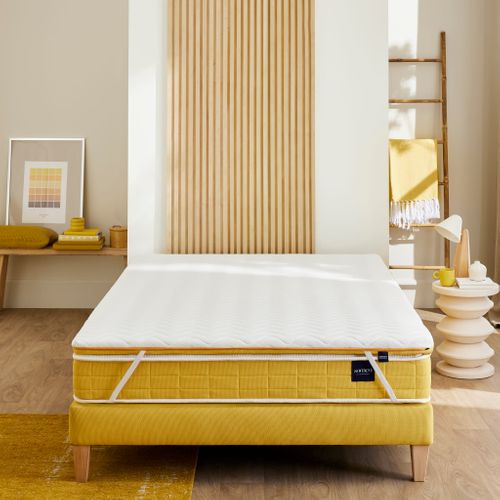 Surmatelas Mousse Ferme Aurore Soutien Ferme 130x190 - 2 Personnes - Accueil Moelleux