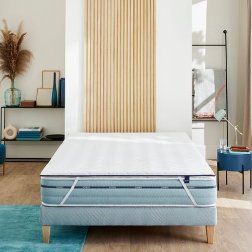 Surmatelas Mémoire De Forme 5 Cm Songe Soutien Mi-ferme 70x190 - 1 Personne - Accueil Très Moelleux