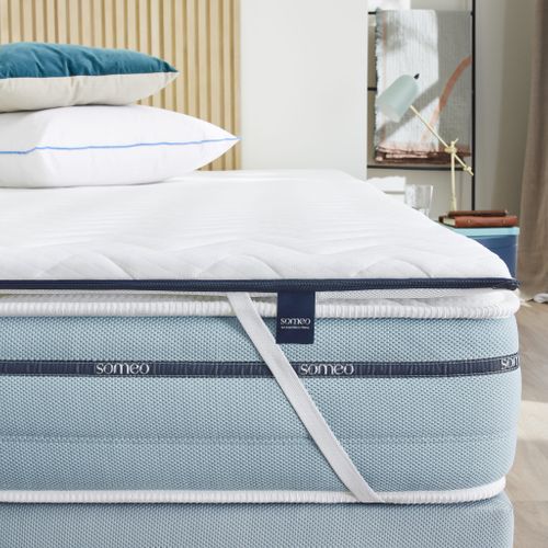 Surmatelas Mémoire De Forme 5 Cm Songe Soutien Mi-ferme 120x200 - 1 Personne - Accueil Très Moelleux