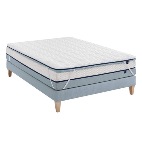 Surmatelas Mémoire De Forme 7 Cm Songe Soutien Mi-ferme 70x190 - 1 Personne - Accueil Très Moelleux