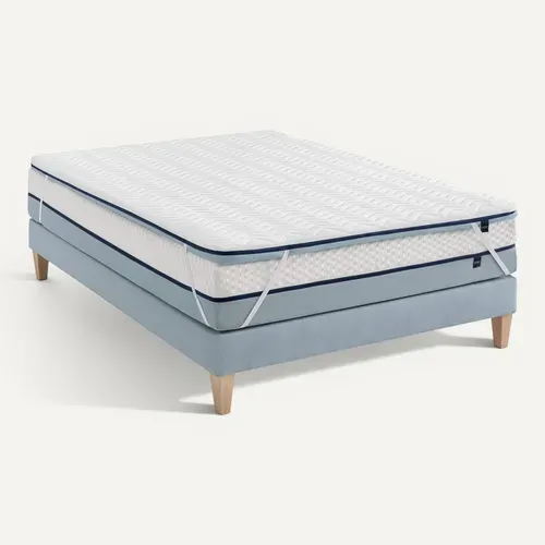 Surmatelas Mémoire De Forme 7 Cm Songe Soutien Mi-ferme 110x190 - 1 Personne - Accueil Très Moelleux