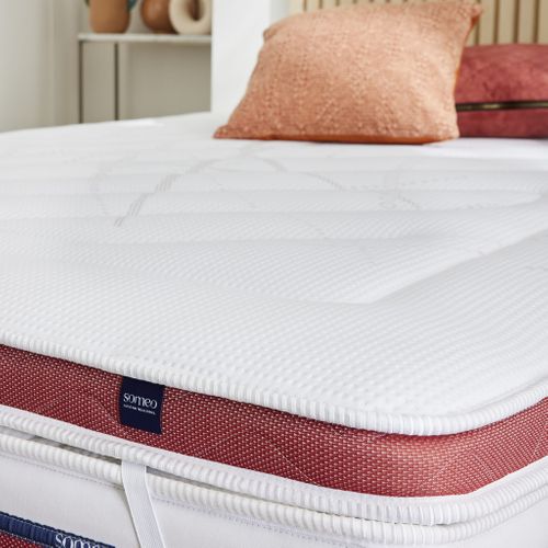 Surmatelas Latex Ferme Crépuscule Soutien Mi-ferme 70x190 - 1 Personne - Accueil Très Moelleux