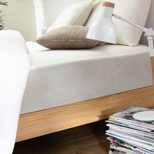 Sommier Kit déco En Bois Massif Naturel 140x190 cm