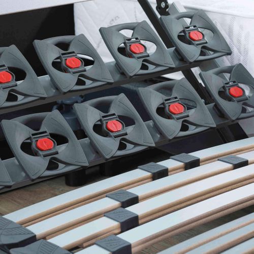 Sommier De Relaxation électrique À Lattes Anthracite 90x200