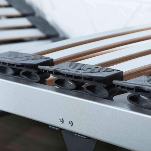 Sommier De Relaxation Électrique à Lattes Gris 80x200