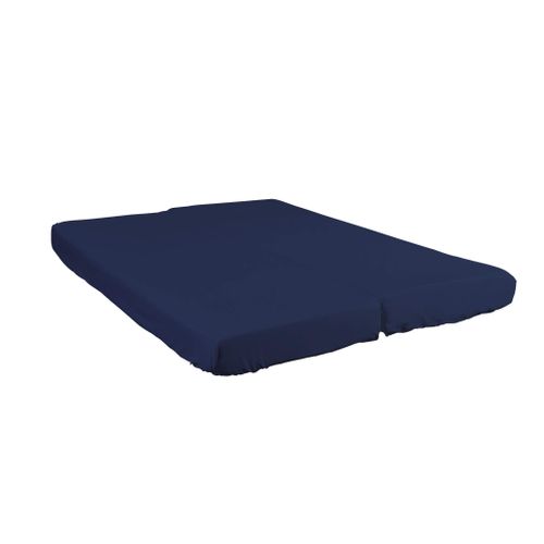 Drap Housse Pour Clic-clac Bonnet 20 Bleu Marine 130x190