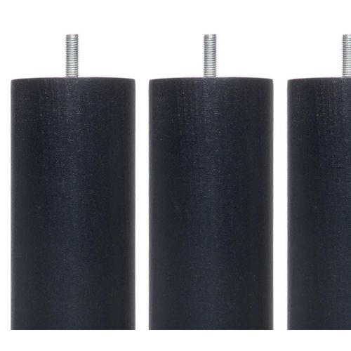 Pied Cylindrique Bois (lot De 4)