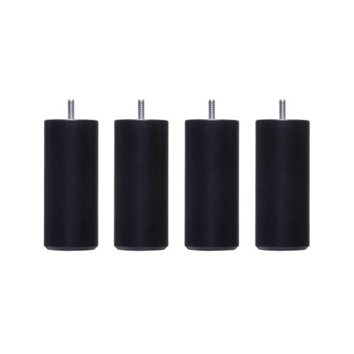 Pied Cylindrique Bois (lot De 4)