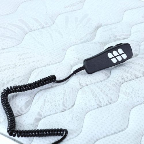 Sommier De Relaxation Électrique à Plots Gris 2x80x200