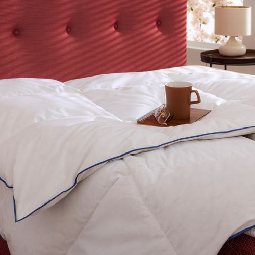 Pack Couette Prestige Hôtellerie 240x220 Et Oreiller 70% Duvet De Canard Anti-allergènes