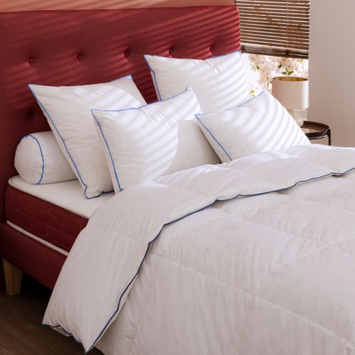 Pack Couette Prestige Hôtellerie 240x220 Et Oreiller 70% Duvet De Canard Anti-allergènes