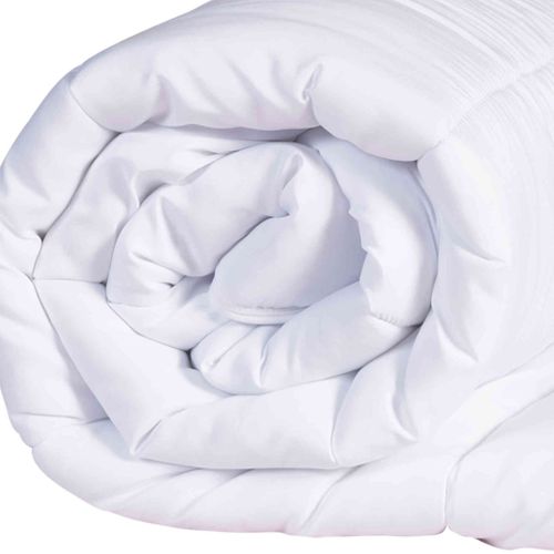 Pack Couette Mi-saison + Oreillers Anti-punaise / Anti-insecte Moelleux Enveloppe Microfibre 260x240