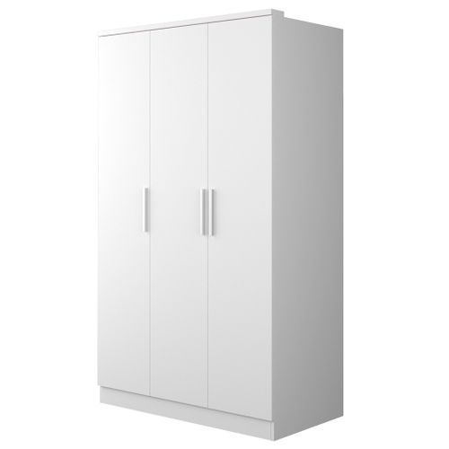 Armoire 3 Portes En Bois Blanc
