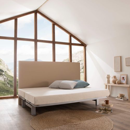 Matelas éco-responsable Latex Naturel Aube Clic-clac Soutien Ferme 65 X 190 - Accueil Moelleux