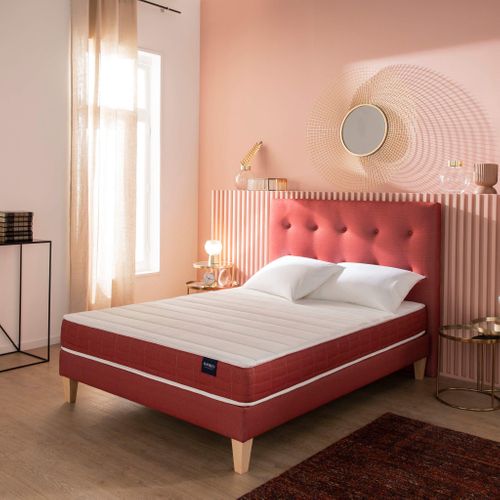 Matelas Mousse  90x190 cm Accueil Latex Crépuscule 400 Soutien Ferme - 17 Cm