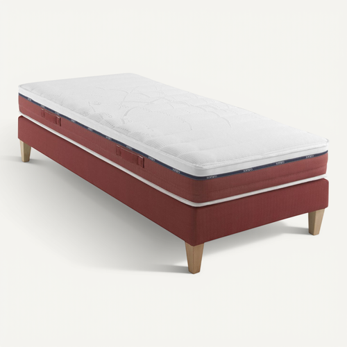 Ensemble Matelas Latex, Sommier Crépuscule 600 Soutien Mi-ferme 100 X 190