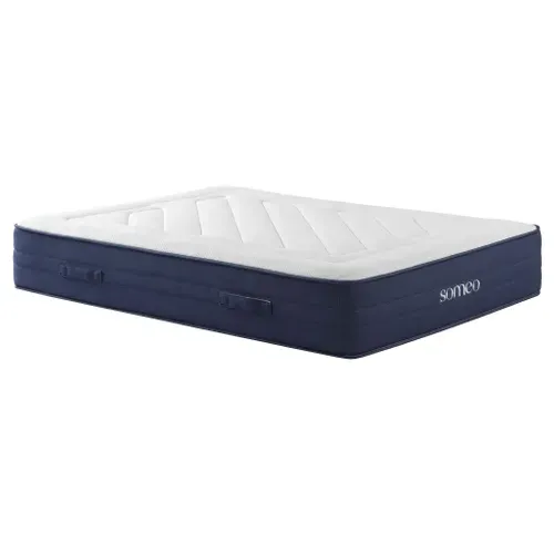 Ensemble Matelas Ressorts Sommier Et Tête De Lit Rêve 700 Soutien Ferme 140 X 190