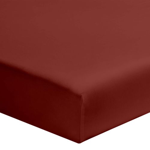 Drap Housse 160x200 Jersey Terre De Sienne Bonnet 40 Cm