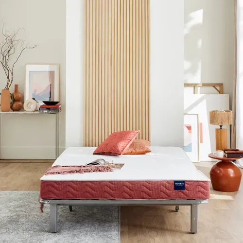 Matelas 100% Latex Crépuscule 400 BZ Soutien Ferme 160x200 BZ - Accueil Moelleux