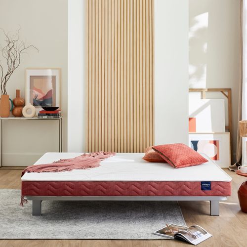 Matelas 100% Latex Crépuscule 400 Clic-clac Soutien Ferme 120x190 (60+60x190) - Accueil Moelleux