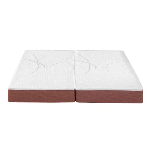 Matelas 100% Latex Crépuscule 400 Clic-clac Soutien Ferme 120x190 (60+60x190) - Accueil Moelleux