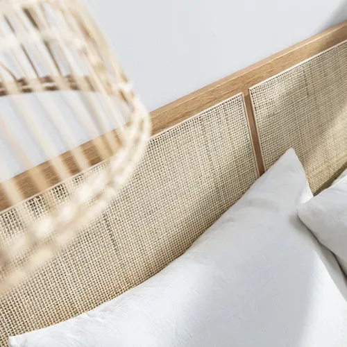 Tête De Lit Cannage En Chêne Massif 160 Cm
