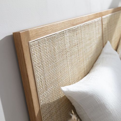 Tête De Lit Cannage En Chêne Massif 160 Cm