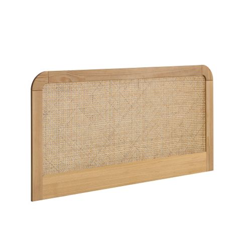 Tête De Lit Smoothcloud 140cm En Cannage Et Bois Naturel