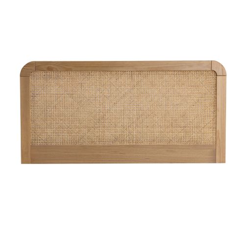 Tête De Lit Smoothcloud 140cm En Cannage Et Bois Naturel